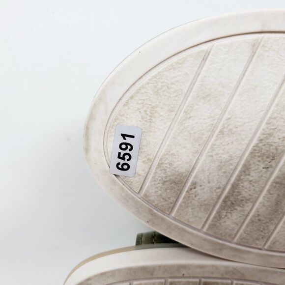 Miz Mooz Sandals Womens 42 Sage Green Leather Heel Strap Boho Summer Kind Shoes - Picture 12 of 12